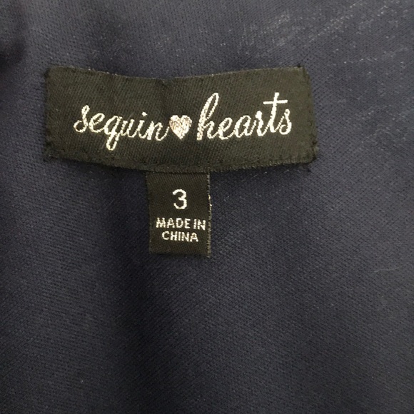 Gorgeous Blue & Silver Sequin 👗 Size: 3 - Picture 8 of 8